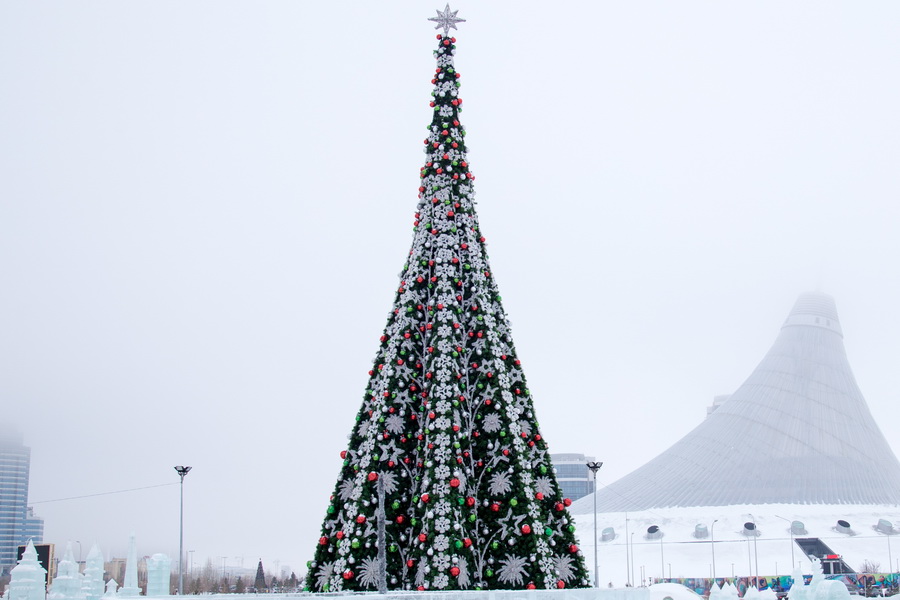 In 2016 Christmas tree was developed and produced for the Republic of Kazakhstan 25 meters high.